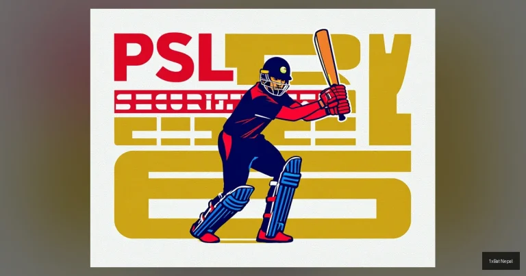 Screen-printed vector art poster of a Pakistani cricketer in batting stance with bold PSL SECURITY CRISIS typography, representing the 2026 tournament's security challenges amid militant threats and venue reductions.