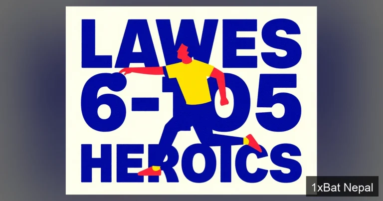 Flat vector art poster of St Jago's Vitel Lawes bowling with bold text 'LAWES 6-105 HEROICS' celebrating his six-wicket haul in the ISSA Grace Shield final against Campion College.