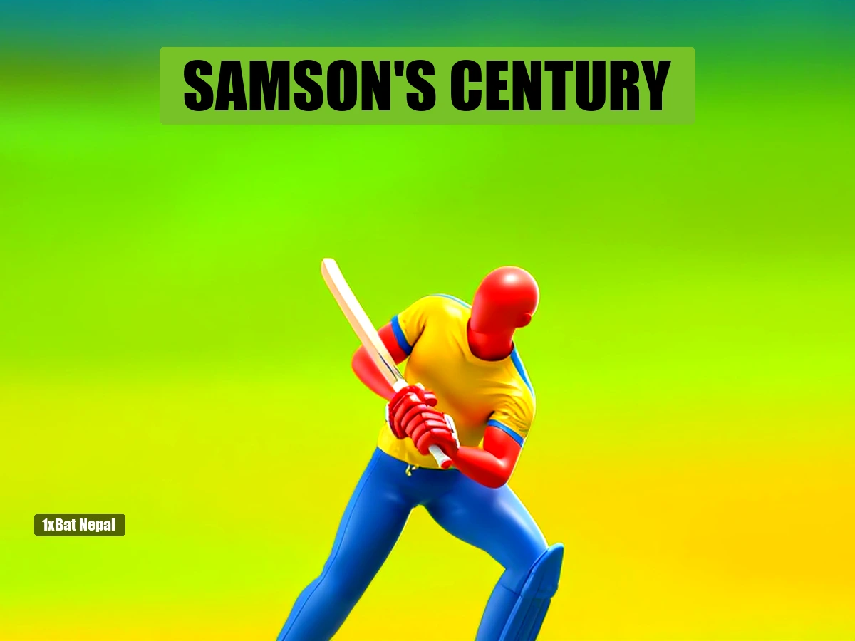 Faceless red-skinned cricketer in Chennai Super Kings jersey hitting a six in a vibrant stadium, IPL 2026 match