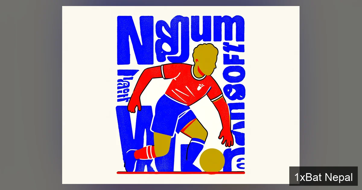 Flat vector art poster of French football star Rio Ngumoha dribbling, with bold 'Ngumoha Transfer War' text, illustrating the Liverpool vs Chelsea transfer battle in a minimalist screen-print style.