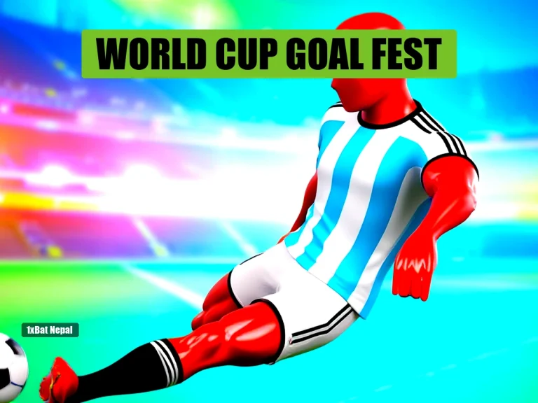 Faceless red-skinned footballer in Argentina jersey kicking a football during 2026 World Cup match