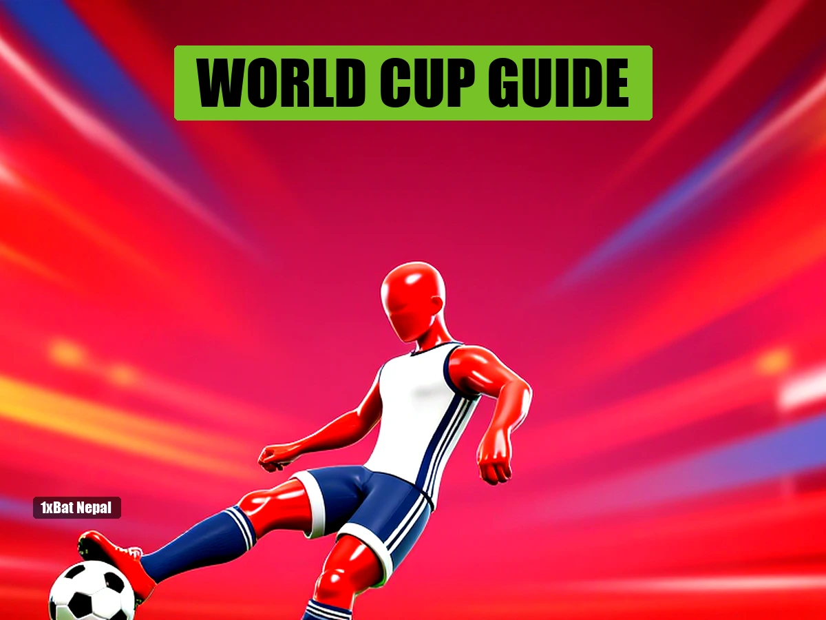 Faceless red-skinned soccer player in USA jersey kicking a ball during 2026 World Cup match at a vibrant stadium