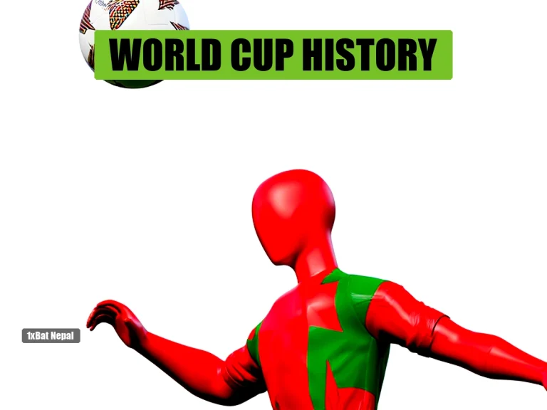 Faceless red-skinned Portugal player leaping to head a football in a World Cup match against Uzbekistan at NRG Stadium, Houston.