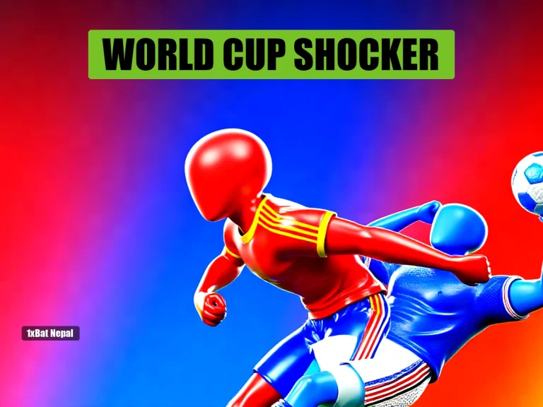 Faceless red-skinned Spain player in red jersey kicking a football while a faceless blue-skinned France player slides in a tackle, vibrant stadium background, 2026 World Cup semifinal thumbnail